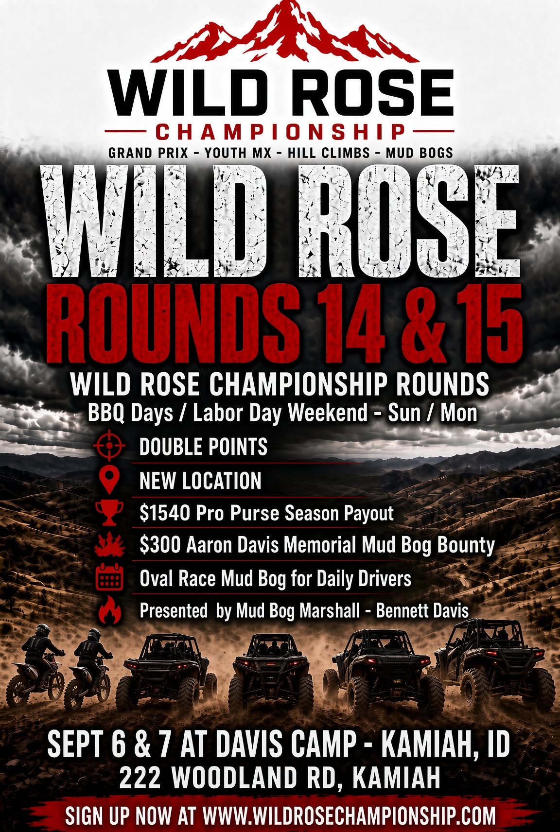 WRC14 & WRC15 race poster